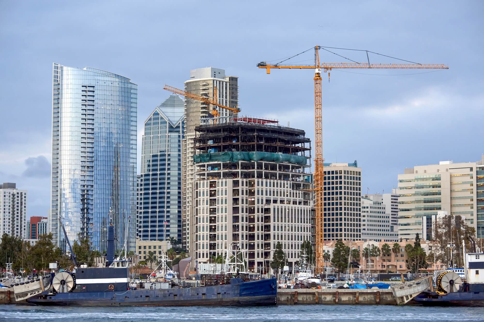 Modern Buildings Boats San Diego Usa (1)